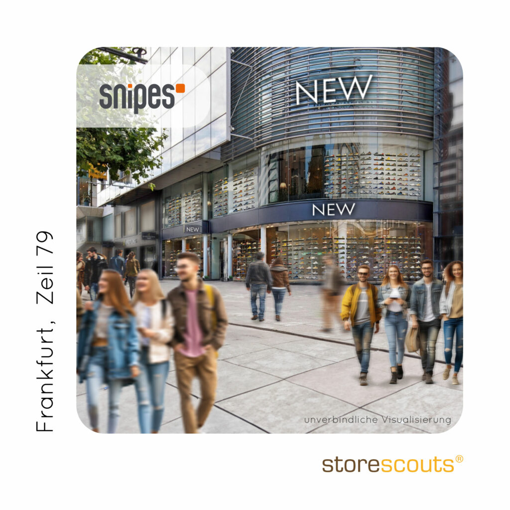 storescouts deal in Frankfurt Zeil 79 neue Mieter wird ab 2024 SNIPES